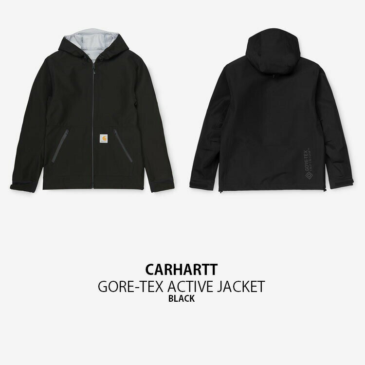 CARHARTT カーハート マウンテンパーカー GORE-TEX ACTIVE JACKET ゴアテックス アクティブ ジャケット マウンテンジャケット パーカー フーディ ブラック ストリート カジュアル メンズ レディース CA20FWJALS【中古】未使用品
