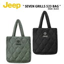 Jeep ジープ トートバッグ SEVEN GRILLS 523 BAG JN0GAU523 BLACK KHAKI バッグ トート エコバッグ ショッピングバ...