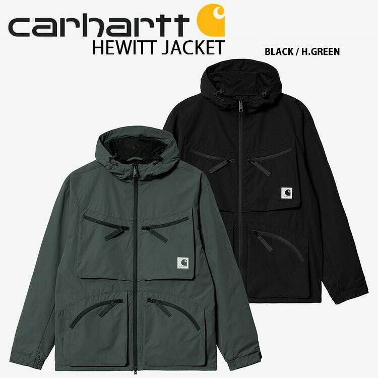 CARHARTT カーハート カーペンタージャケット HEWITT JACKET ヒューイットジャケット BLACK GREEN パーカージャケット ブラック グリーン メンズ レディース CA22SSJALS【中古】未使用品