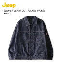 Jeep ジープ レディース デニムジャケット WOMEN DENIM OUT POCKET JACKET デニム アウト ポケット ジャケット Gジャン カジ...