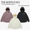 THE NORTH FACE ノースフェイス レディース ナイロンジャケット W'S OLEMA MID JACKET オレマ ミッド ジャケット パーカー フーディ ロゴ カジュアル ストリート スポーツ ブラック アイボリー パープル WHITELABEL 女性用 NJ3BP30J/K/L【中古】未使用品