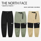 THE NORTH FACE ノースフェイス ジョガーパンツ MARTIS PANTS マルティス パンツ 長ズボン イージーパンツ ロングパンツ ロゴ カジュアル ストリート ブラック カーキ ベージュ WHITELABEL メンズ レディース 男性用 女性用 男女共用 NP6NP03J/K/L【中古】未使用品