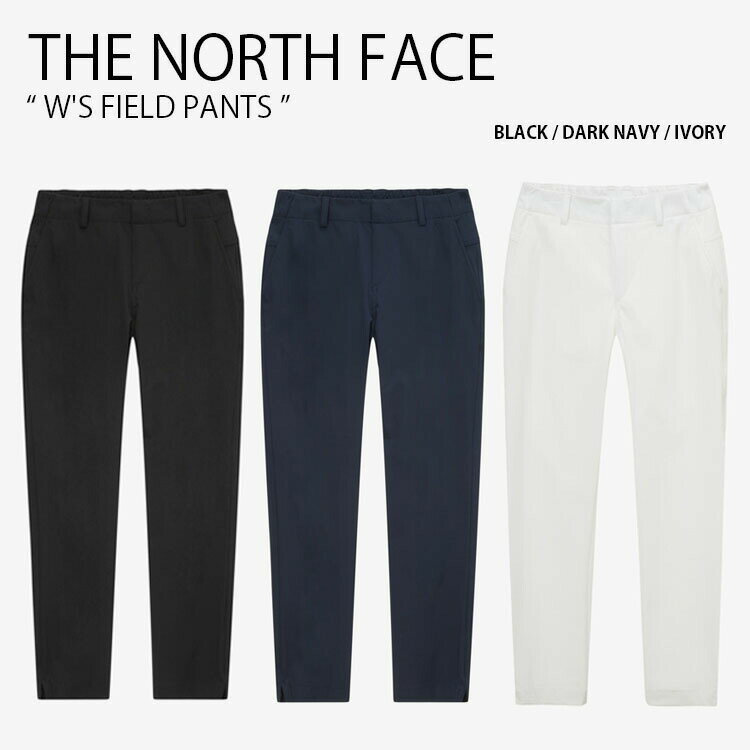 楽天セレクトショップ a-cloTHE NORTH FACE ノースフェイス レディース テーパードパンツ W'S FIELD PANTS フィールド パンツ 長ズボン イージーパンツ ロングパンツ ロゴ カジュアル スポーツ ゴルフ ブラック ネイビー アイボリー WHITELABEL 女性用 NP6NP31J/K/L【中古】未使用品