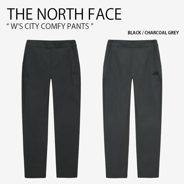 THE NORTH FACE ノースフェイス レディース テックパンツ W'S CITY COMFY PANTS シティ コンフィ パンツ 長ズボン イージーパンツ ロングパンツ ロゴ カジュアル オフィス ブラック グレー 女性用 NP6NP31A/B【中古】未使用品