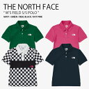 THE NORTH FACE ノースフェイス レディース ポロシャツ W'S FIELD S/S POLO フィールド ショートスリーブ ポロ 半袖 ロゴ カジュアル オフィス ネイビー グリーン ホットピンク チェック柄 WHITELABEL 女性用 NT7PP30J/K/L/M【中古】未使用品