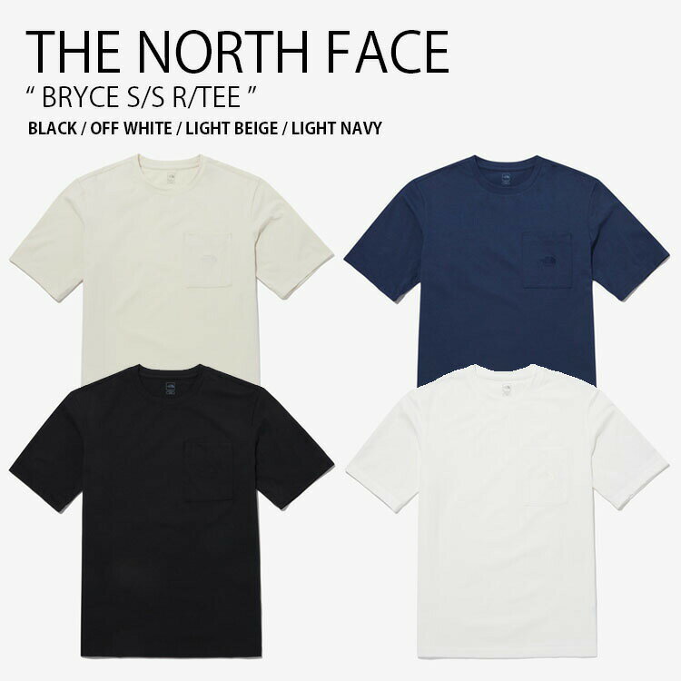 楽天セレクトショップ a-cloTHE NORTH FACE ノースフェイス Tシャツ BRYCE S/S R/TEE ブライス ショートスリーブ ラウンドネック ティーシャツ 半袖 カットソー ロゴ ブラック ホワイト ベージュ ネイビー メンズ レディース 男性用 女性用 男女共用 NT7UP16A/B/C/D【中古】未使用品