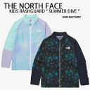 THE NORTH FACE ノースフェイス キッズ ラッシュガード K'S SUMMER DIVE RASHGUARD P 水着 ジップアップ UVカット 吸...