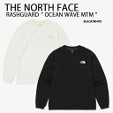 THE NORTH FACE ノースフェイス ラッシュガード OCEAN WAVE MTM TOPS T-SHIRTS プルオーバー UVカット BLACK W...