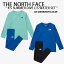 THE NORTH FACE ノースフェイス キッズ セットアップ K'S SUMMER DIVE L/S WATER SET ラッシュガード 水着 レギンス UVカット 冷感素材 BLUE GREEN 水遊び マリンスポーツ サーフィン キッズ用 ジュニア用 NT7TP04S/V【中古】未使用品