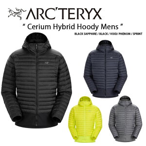 ARC'TERYX アークテリクス ダウンジャケット Cerium Hybrid Hoody Men's AJNSMX6376 X000006376 セリウム ハイブリッド フーディ フード メンズ 男性用【中古】未使用