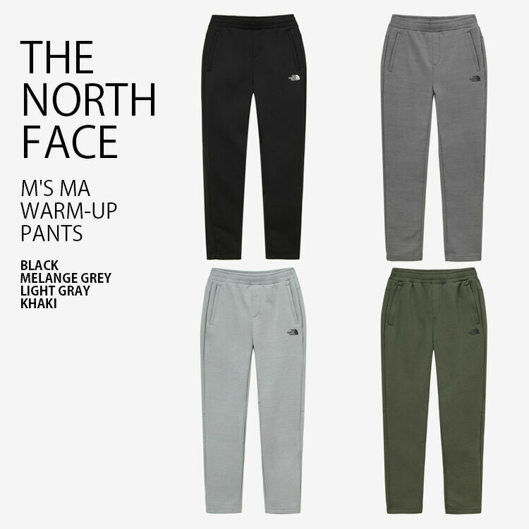 THE NORTH FACE ノースフェイス トレーニングパンツ M'S MA WARM-UP PANTS エムエー ウォームアップ パンツ 長ズボン イージーパンツ ジムウェア ロゴ ランニング ブラック グレー カーキ メンズ レディース 男性用 女性用 男女共用 NP6FP50A/B/C/D【中古】未使用品