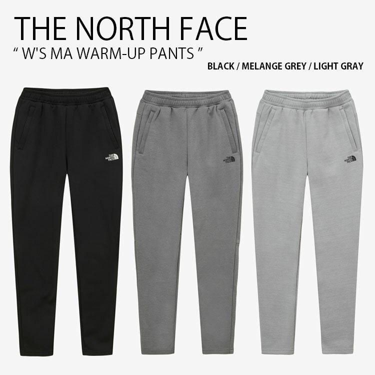 THE NORTH FACE ノースフェイス レディース トレーニングパンツ W'S MA WARM-UP PANTS ウィメンズ エムエー ウォームアップ パンツ 長ズボン イージーパンツ ジムウェア ロゴ ランニング スポーツ アウトドア ブラック グレー 女性用 NP6FP80A/B/C未使用品