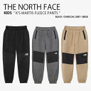 THE NORTH FACE ノースフェイス ジョガーパンツ K'S MARTIS FLEECE PANTS マルティス フリース パンツ 長ズボン イージーパンツ ロングパンツ ロゴ カジュアル ストリート ブラック グレー ベージュ 男の子 女の子 子供用 NP6KP54S/T/U【中古】未使用品