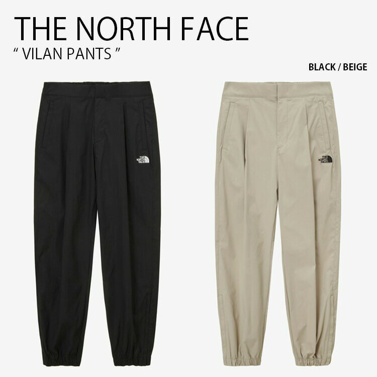 THE NORTH FACE ノースフェイス ジョガーパンツ VILAN PANTS ヴィラン パンツ 長ズボン ナイロンパンツ イージーパンツ ロゴ ストリート カジュアル WHITELABEL ブラック ベージュ メンズ レディース 男性用 女性用 男女共用 NP6NP53J/K【中古】未使用品