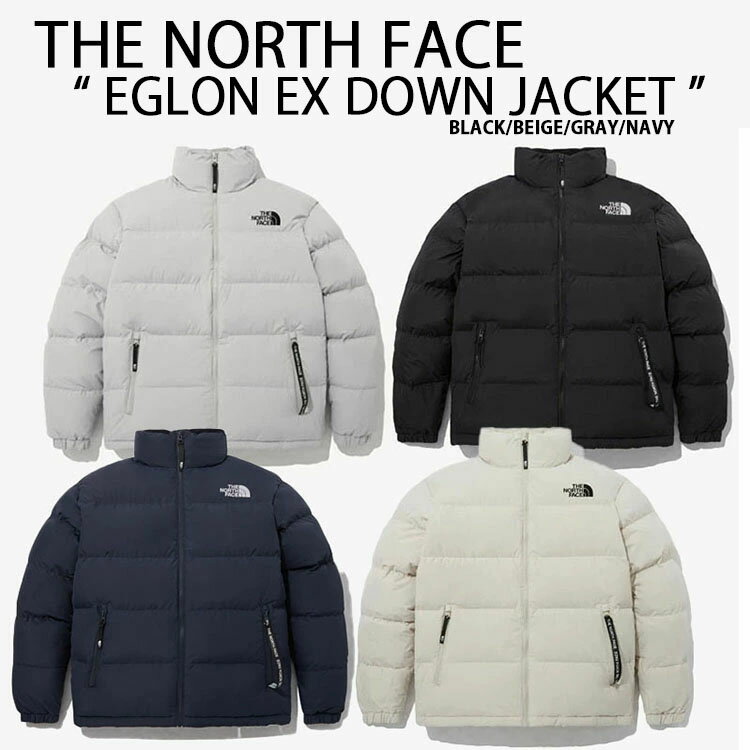 THE NORTH FACE ノースフェイス ダウンジャケット EGLON EX DOWN JACKET エグロンEX ボンバーダウン ダウン ジャケット BLACK GRAY BEI..