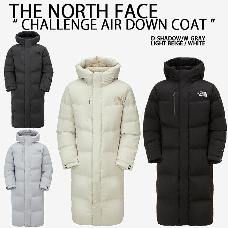 楽天セレクトショップ a-cloTHE NORTH FACE ノースフェイス ダウンジャケット CHALLENGE AIR DOWN COAT ダウンコート ロングダウン ジャケット ベンチコート BLACK BEIGE GRAY SHADOW ロゴ ストリート ブラック ベージュ グレー シャドウ メンズ レディース NC2DP72A/B/C NC2DN72A/B【中古】未使用品