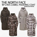 楽天セレクトショップ a-cloTHE NORTH FACE ノースフェイス レディース ダウンコート W'S RVS CAMEL PADDING COAT ファープリント リバーシブル BROWN BEIGE ロングパディング ローブコート ダウンスタイル NC3NP80A/B【中古】未使用品