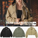 THE NORTH FACE ノースフェイス ブルゾン コーチジャケット VILAN HEAT BLOUSON ヒートブルゾン ボンバージャケット BLACK BEIGE KHAKI クロップ丈 MA-1 MA1 ブラック メンズ レディース NJ3NP61JK/L【中古】未使用品