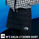 THE NORTH FACE ノースフェイス ダウンスカート W 039 S DALIA LT DOWN SKIRT ダウン スカート ミニスカート パディング ミニ丈 ショート丈 カジュアル ストリート WHITELABEL ブラック レディース NK6DP85A【中古】未使用品