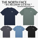 THE NORTH FACE Tシャツ M'S RECOVERY S/S R/TEE リカバリー 半袖Tシャツ ロゴT ベーシックフィット NAVY KHAKI...