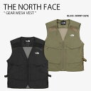 THE NORTH FACE ノースフェイス ベスト GEAR MESH VEST ギア メッシュ ベスト ジレフライトジャケット ジレベスト ロゴ カジュアル...