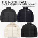THE NORTH FACE ノースフェイス ダウンジャケット M'S SUPERFLEX NUPTSE DOWN JACKET ヌプシダウン CREAM BL...