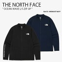 THE NORTH FACE ノースフェイス ラッシュガード OCEAN WAVE L/S ZIP UP オーシャン ウェーブ ロングスリーブ ジップアップ 長...