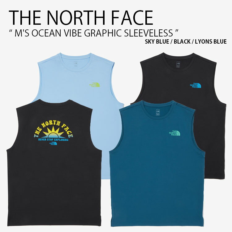 THE NORTH FACE ノースフェイス タンクトップ M'S OCEAN VIBE GRAPHIC SLEEVELESS オーシャン バイブ グラフィック...
