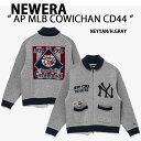 NEWERA ニューエラ カーディガン カウチン AP MLB COWICHAN CD44 NEYYAN ヤンキース GRAY カウチンセーター ジップアップカ...