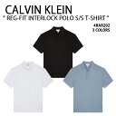 Calvin Klein カルバンクライン Tシャツ REGULAR FIT INTELOCK POLO S/S T-SHIRT 3色 CK レギュラーフィット...