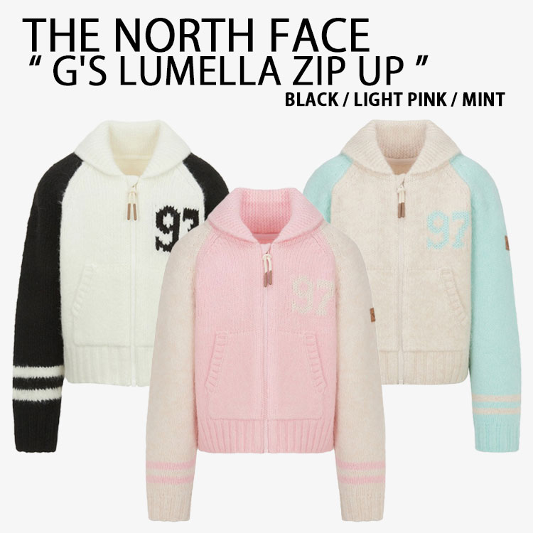 THE NORTH FACE ノースフェイス キッズ ジャケット G'S LUMELLA ZIP UP ルメラジップアップ BLACK PINK..