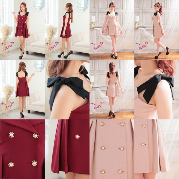 an ドレス AOC-3570 ワンピース ミニドレス Andyドレス アンドレス キャバクラ キャバ ドレス キャバドレス