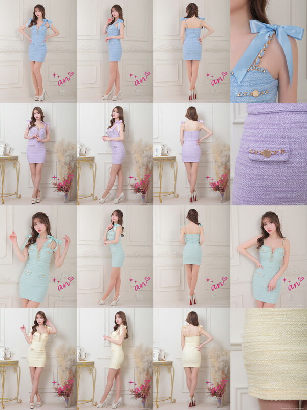 an ドレス AOC-3628 ワンピース ミニドレス Andyドレス アンドレス キャバクラ キャバ ドレス キャバドレス