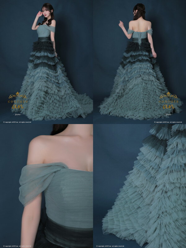 couture an ドレス AOC-WD-033 バースデードレス ワンピース ロングドレス Andyドレス アンドレス キャバクラ キャバ ドレス キャバドレス