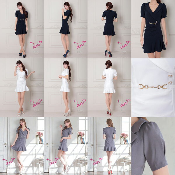 an ドレス AOC-3805 ワンピース ミニドレス Andyドレス アンドレス キャバクラ キャバ ドレス キャバドレス