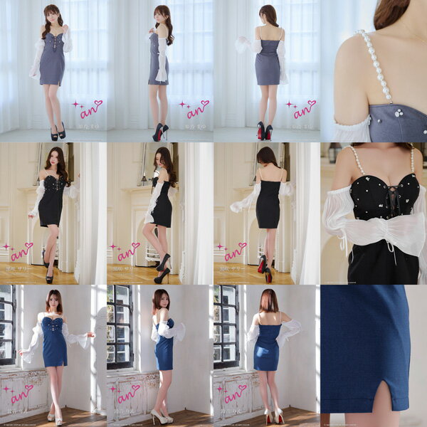 an ドレス AOC-3850 ワンピース ミニドレス Andyドレス アンドレス キャバクラ キャバ ドレス キャバドレス