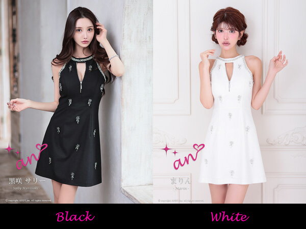 an ドレス AOC-3883 ワンピース ミニドレス Andyドレス アンドレス キャバクラ キャバ ドレス キャバドレス