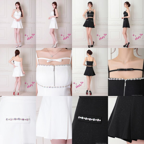 an ドレス AOC-3907 セットアップ ミニドレス Andyドレス アンドレス キャバクラ キャバ ドレス キャバドレス