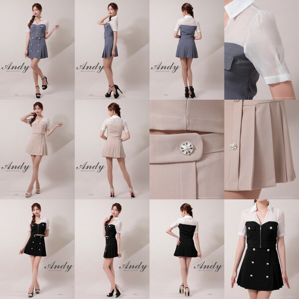 Andy ドレス AN-OK2979 セットアップ ミニドレス andyドレス アンディドレス クラブ キャバ ドレス パーティードレス