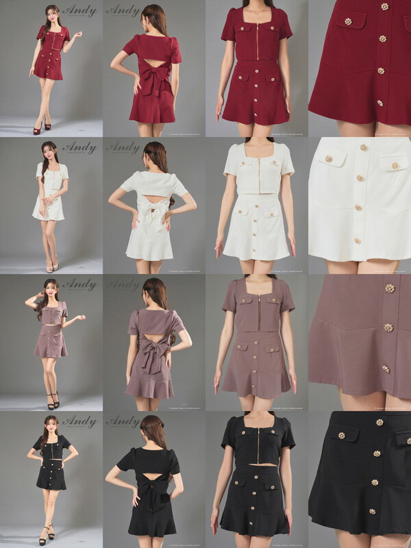 Andy ドレス AN-OK3014 セットアップ ミニドレス andyドレス アンディドレス クラブ キャバ ドレス パーティードレス