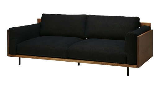 CORONADO SOFA 3P 211cm カノアBK ソファ 三人掛 インテリア ソファ ソファー リラックスチェア チェア チェアー いす イス 椅子 リビング