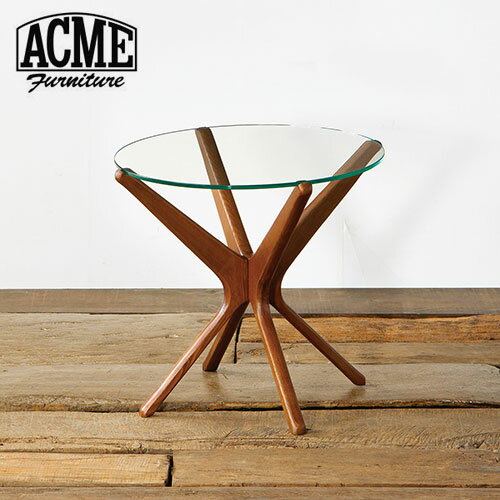 ACME FurnitureのTRESTLES SIDE TABLE 50cm CLEAR テーブル(テーブル)
