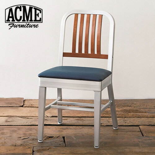 ACME FurnitureのSHORELINE SIDE CHAIR alumi leg 【座面：ネイビー】 ショアライン チェア チェア 椅子 ダイニングチェア インテリア チェア チェアー いす イス 椅子 リビング(チェア・椅子)