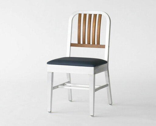 SHORELINE SIDE CHAIR alumi leg 【座面：ネイビー】 ショアライン チェア チェア 椅子 ダイニングチェア インテリア チェア チェアー いす イス 椅子 リビング