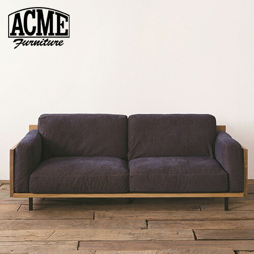 ACME FurnitureのCORONADO SOFA 3P W2110 カノアBK コロナド ソファ W2110 カノアBK 幅211cm ブラック ソファ ソファー 3人掛け インテリア ソファ ソファー リラックスチェア(ソファ)