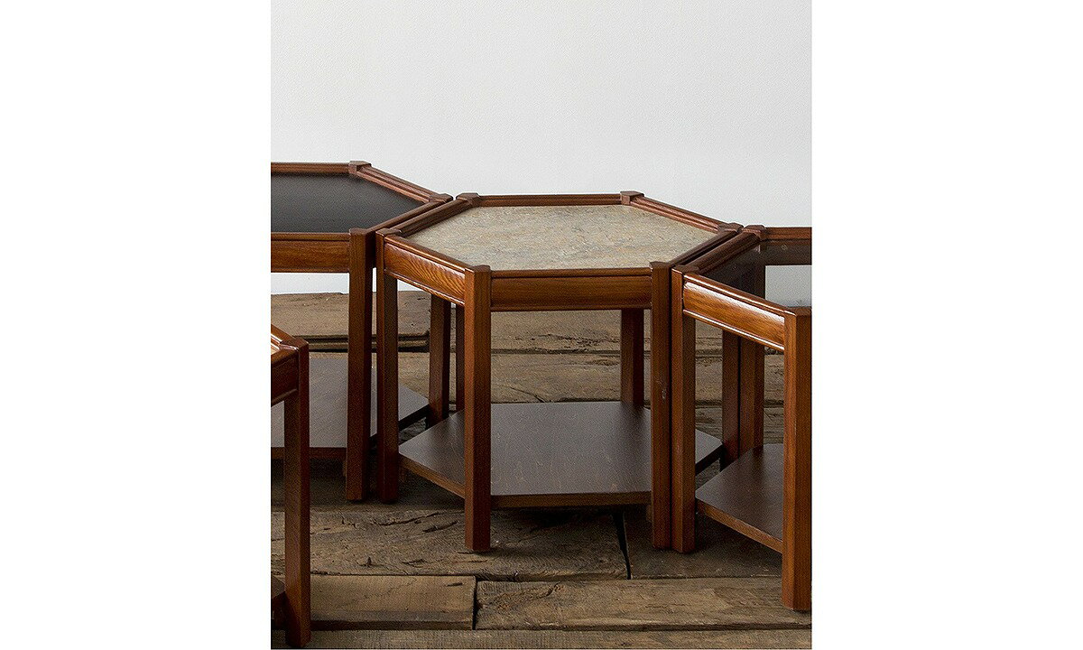 BROOKS HEXAGONTABLE グレー ブルックス ヘキサゴンテーブル 家具 テーブル サイドテーブル インテリア テーブル デスク 机 リビングテーブル つくえ