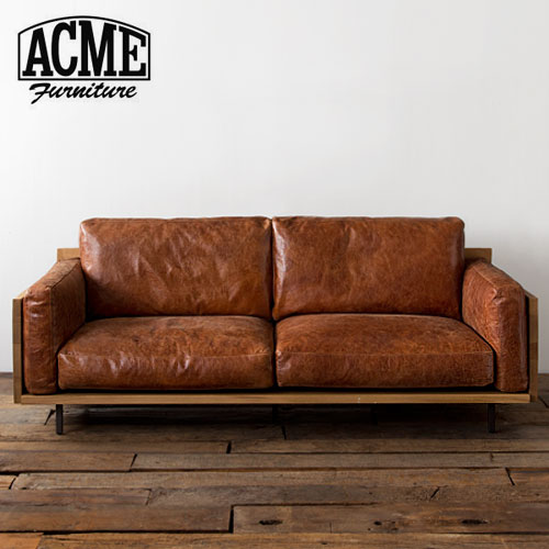 ACME FurnitureのCORONADO SOFA 3P LEATHER-Crack コロナド ソファ 3人掛け レザークラック ソファ ソファー 3人掛け インテリア ソファ ソファー リラックスチェア チェア(ソファ)