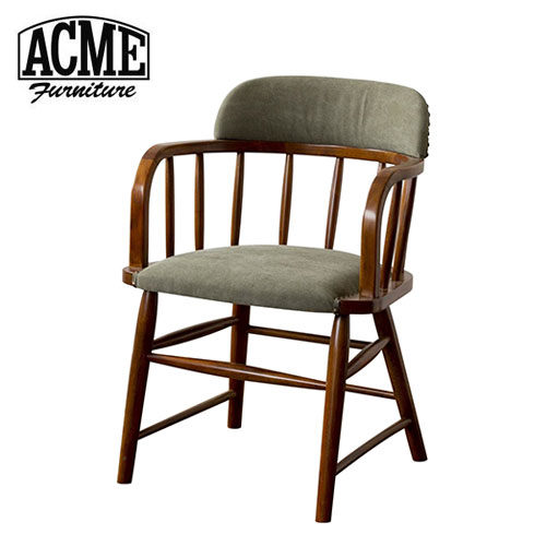 ACME FurnitureのOAKS ARM CHAIR ファブリック カーキ オーク アームチェア ファブリックカーキ 家具 ダイニングチェア インテリア チェア チェアー いす イス 椅子 リビング(チェア・椅子)