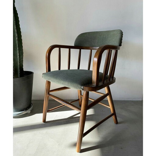 OAKS ARM CHAIR ファブリック カーキ オーク アームチェア ファブリックカーキ 家具 ダイニングチェア インテリア チェア チェアー いす イス 椅子 リビング