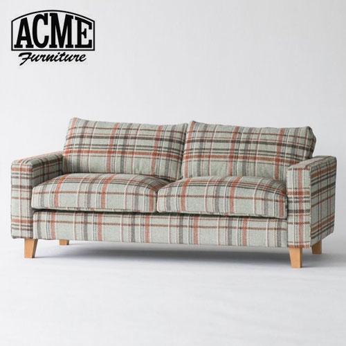 ACME FurnitureのJETTY feather SOFA 2.5SEATER AC-08 BL ジェティー フェザー ソファ 2.5人掛け ブルー(チェック) ソファ ソファー 2.5人掛け インテリア ソファ ソファー(ソファ)